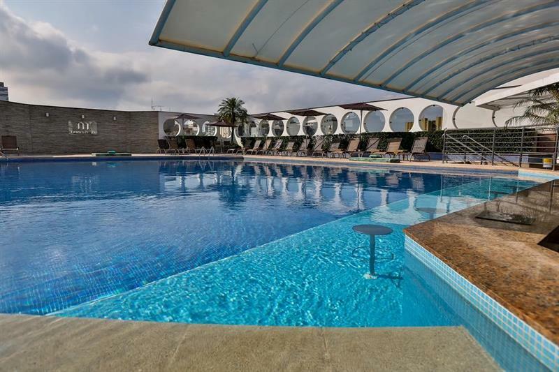 Bourbon Convention Hotel Santos Bagian luar foto